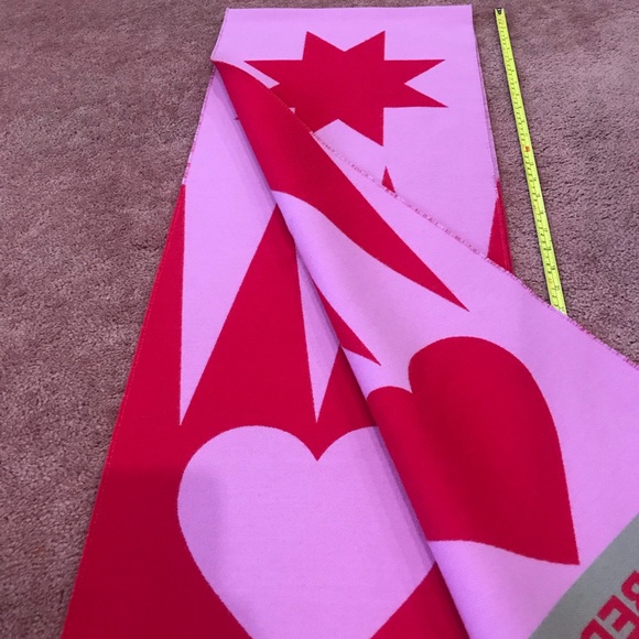 Host pick Burberry Authentic winter scarf pink and red - Picture 12 of 15